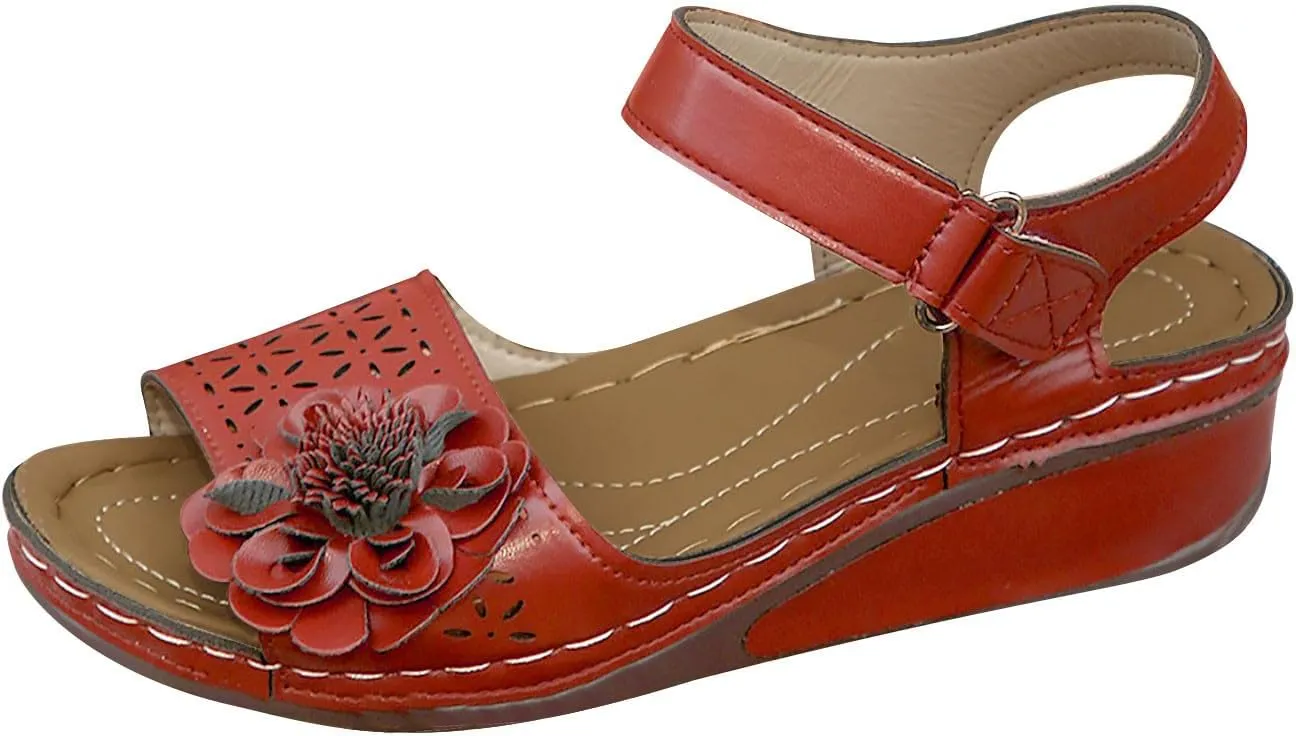 Women Flat Sandals 2024 Fashion Flatform Ankle Buckle Criss Cross Band Straps Sandals Shoes