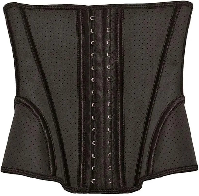 Women Latex Waist Trainer Corset Short Torso for Weight Loss Body Shaper