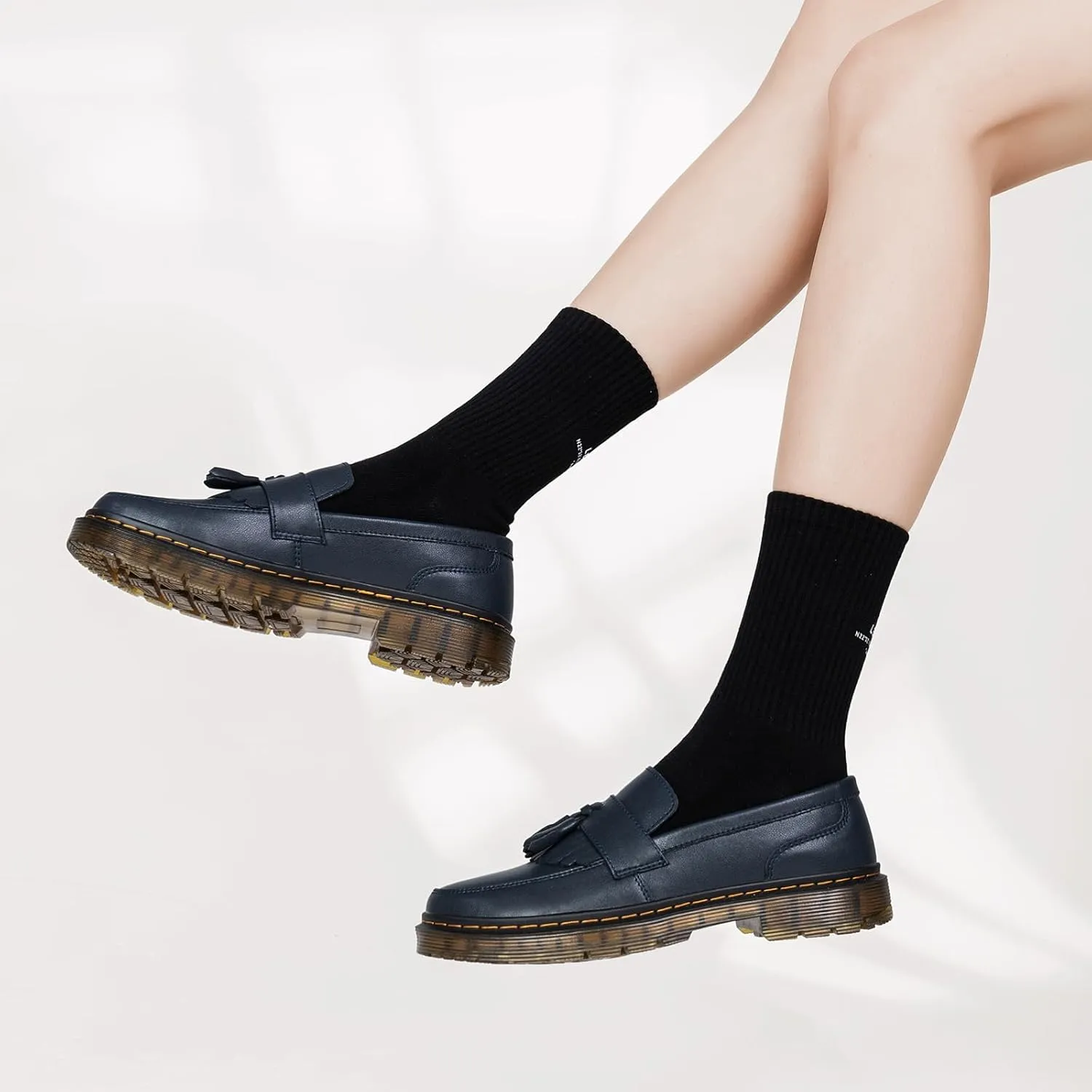 Women's Classic Penny Loafer Platform Chunky Heel Loafer for Women Comfortable Womens Business Casual Shoes