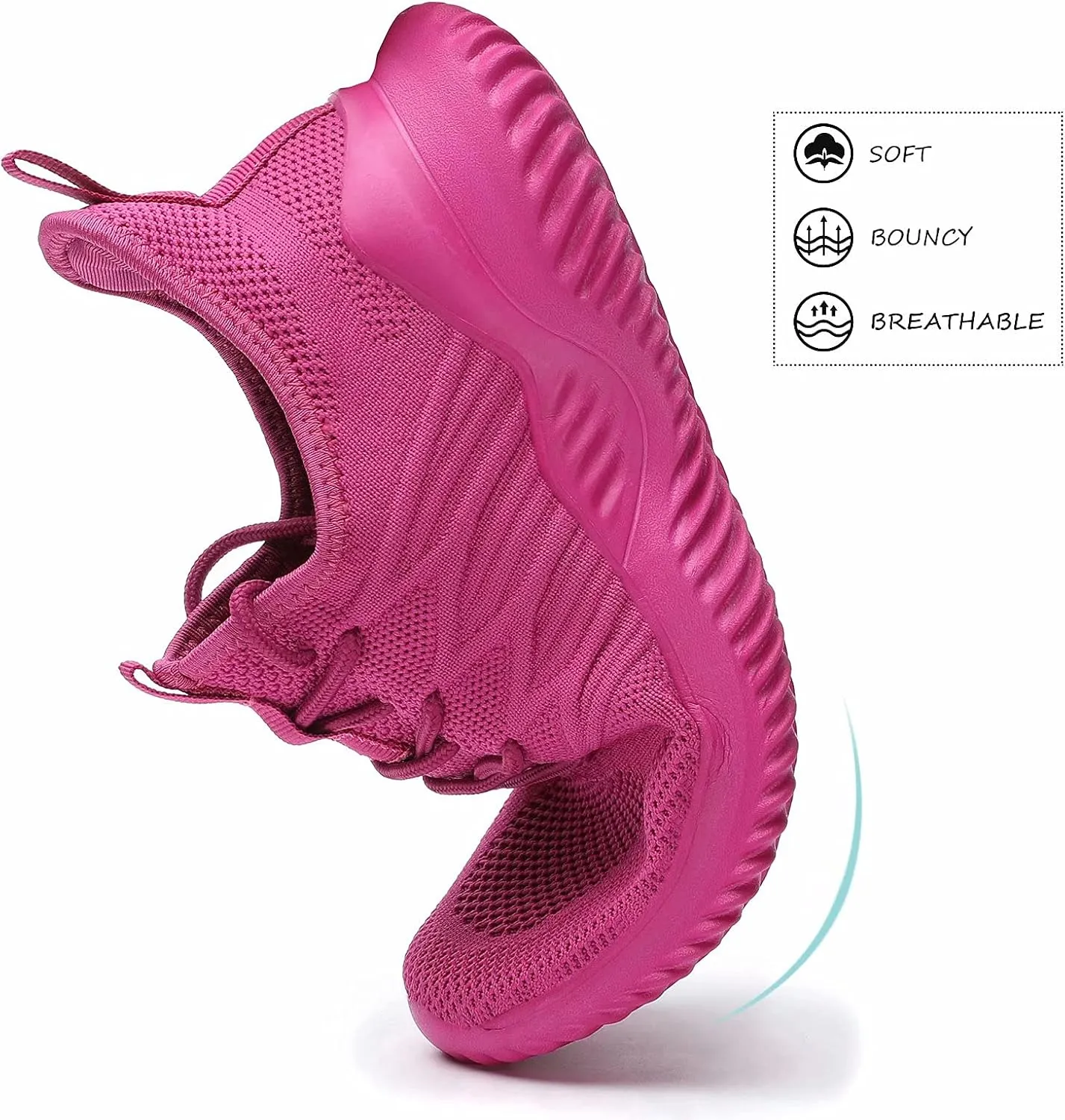 Women's Ladies Tennis Shoes Running Walking Sneakers Work Casual Comfor Lightweight Non-Slip Gym Trainers
