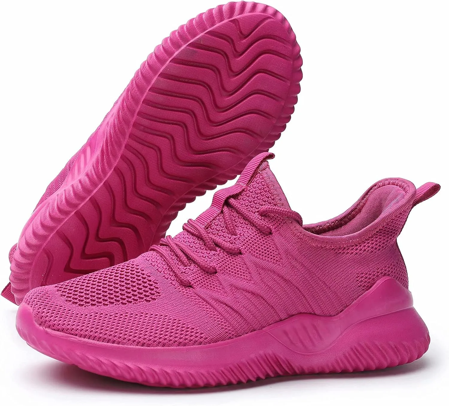Women's Ladies Tennis Shoes Running Walking Sneakers Work Casual Comfor Lightweight Non-Slip Gym Trainers