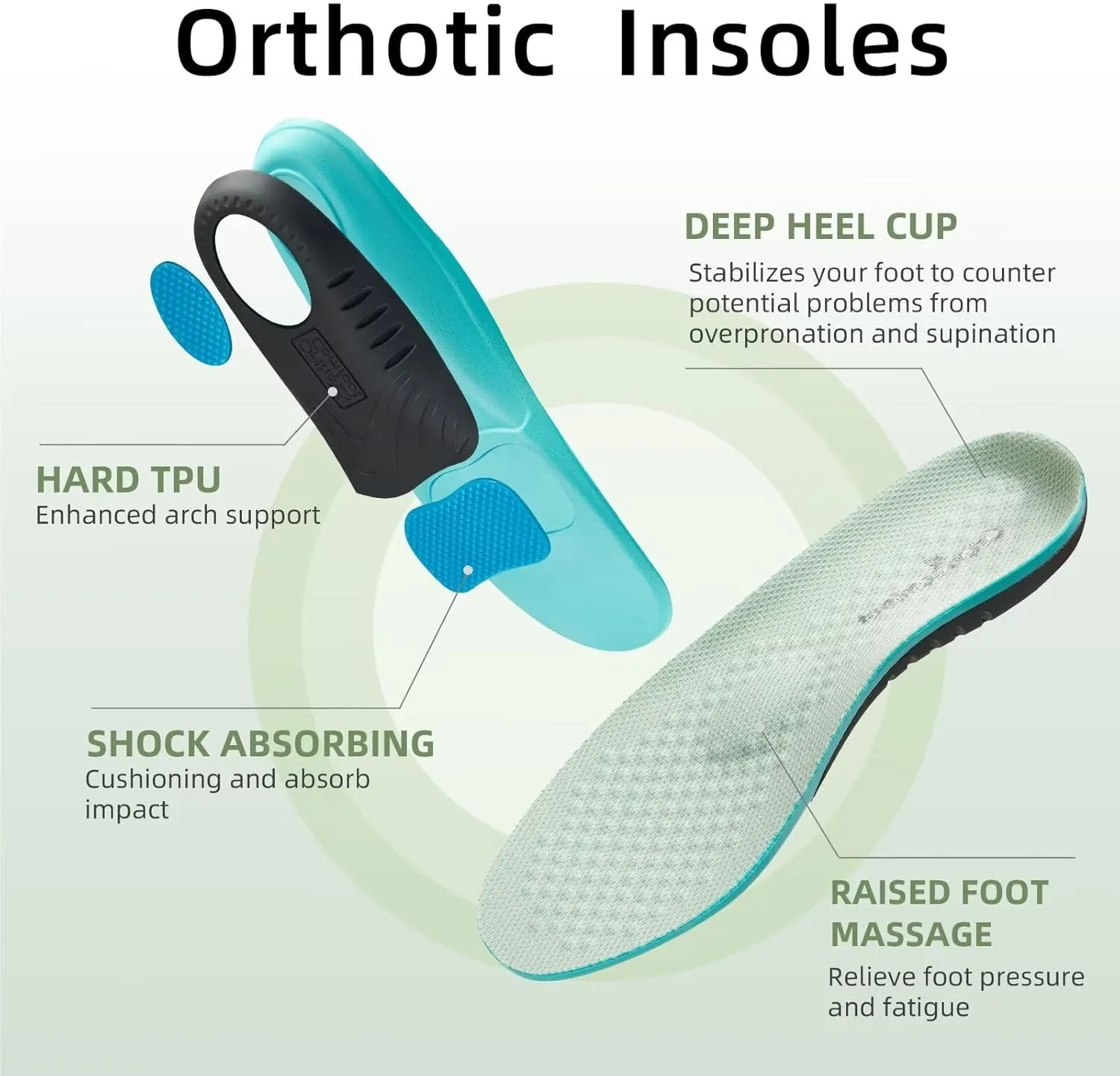 Women's Orthopedic Fashion Sneakers with Arch Support: Comfortable Cushion Flat Feet Shoes for Plantar Fasciitis, Orthotic Supportive Casual Thick Sole Sneakers for Ankle and Foot Pain Relief