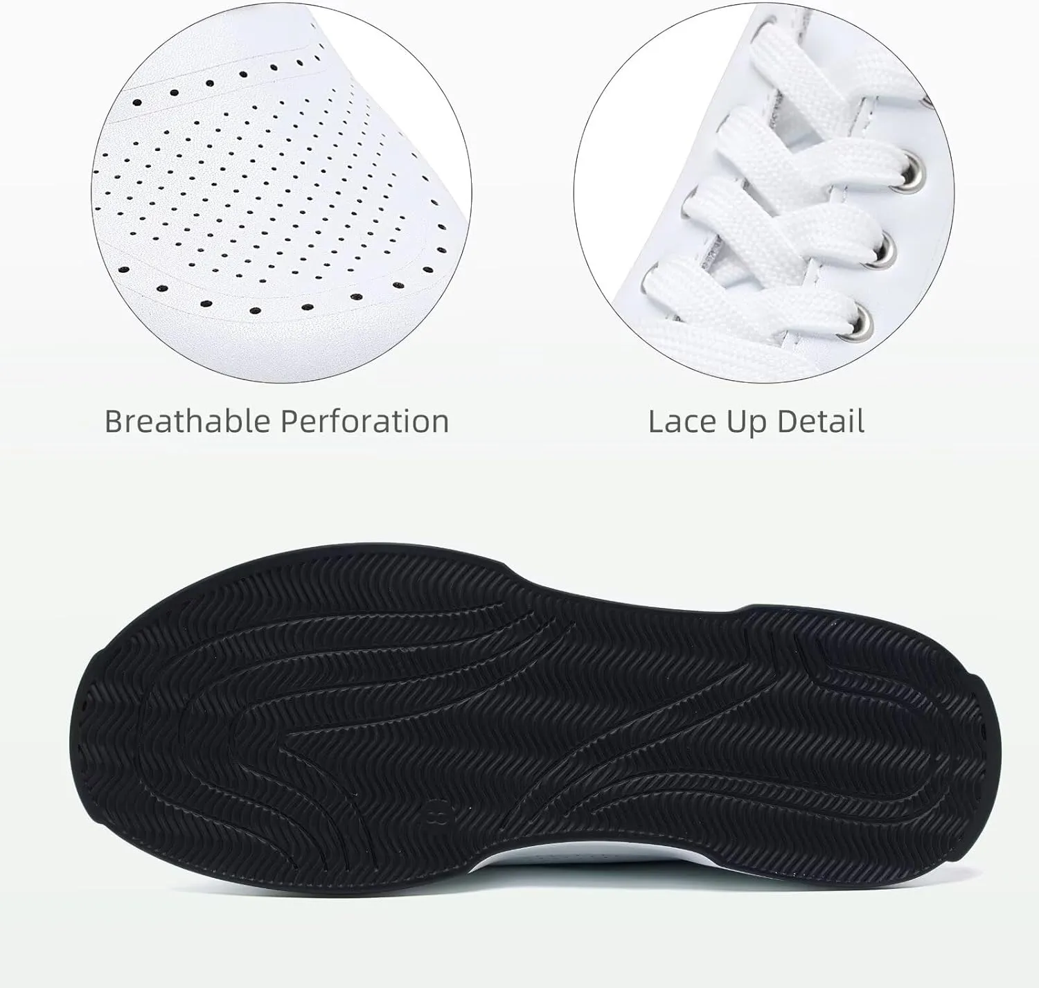 Women's Orthopedic Leather Dress Walking Shoes: Comfortable Shoes with Arch Support for Plantar Fasciitis, Casual Flat Feet Supportive Fashion Sneakers for Foot and Heel Pain Relief