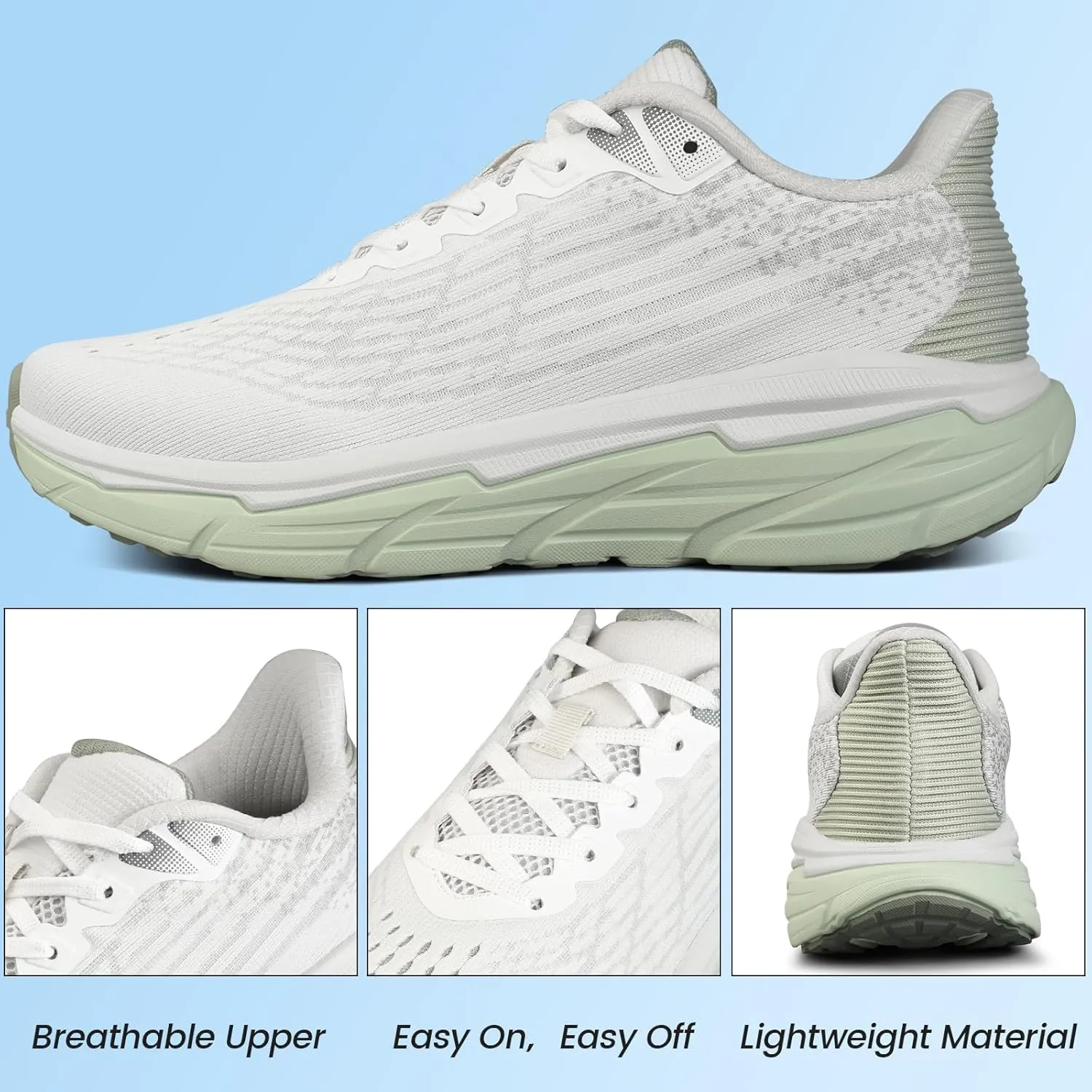 Womens Running Shoes Tennis Walking Sneaker Lightweight Non-Slip Breathable Athletic Workout Gym Cross Trainer Sports Shoes