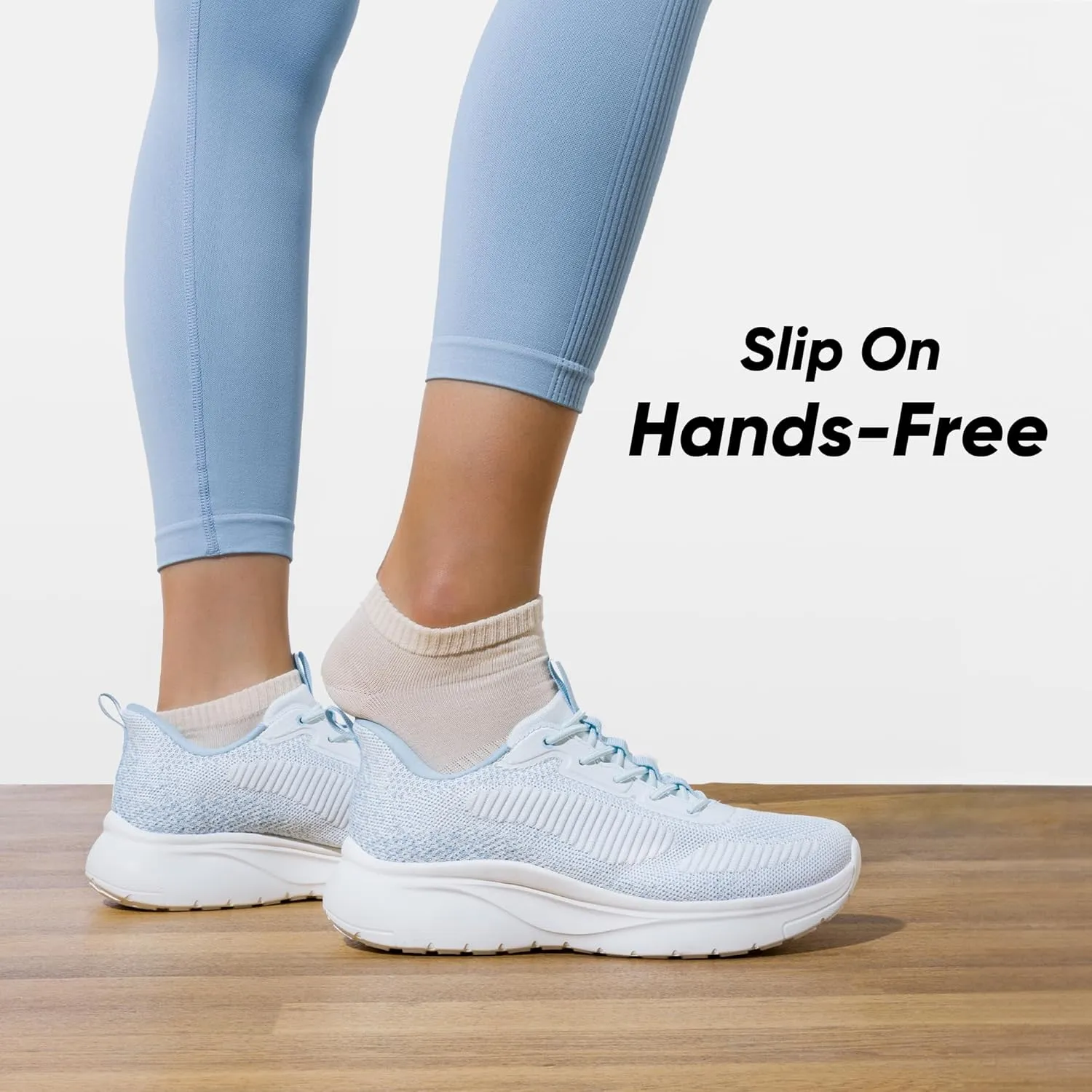 Women's Slip on Walking Shoes Tennis Lightweight Gym Sneakers ActiveFlow Workout Breathable Hands-Free Cross Trainer Comfortable Fashion Sneakers