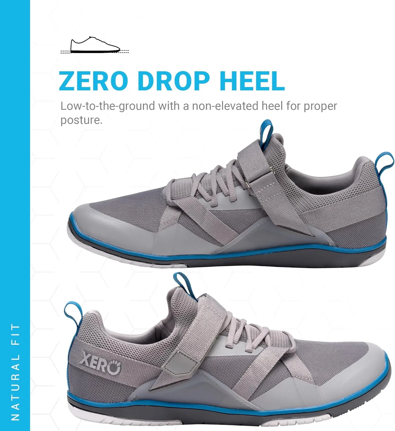 Xero Shoes Men's Forza Trainer - Zero Drop, Barefoot Cross-Training Shoe