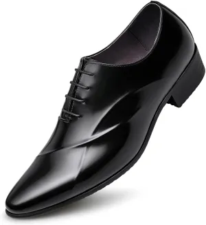 ZRO Men's Lace Up Formal Modern Oxford Dress Shoes