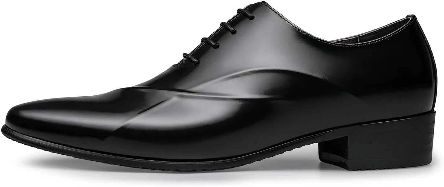 ZRO Men's Lace Up Formal Modern Oxford Dress Shoes