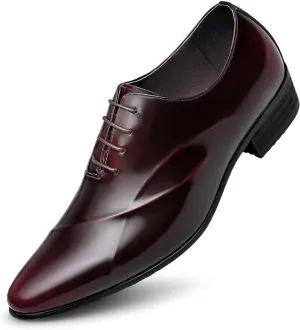 ZRO Men's Lace Up Formal Modern Oxford Dress Shoes